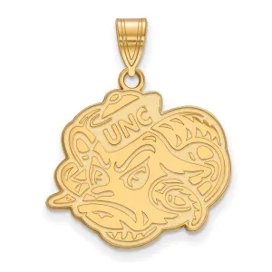 10K Yellow Gold University of North Carolina Large Pendant