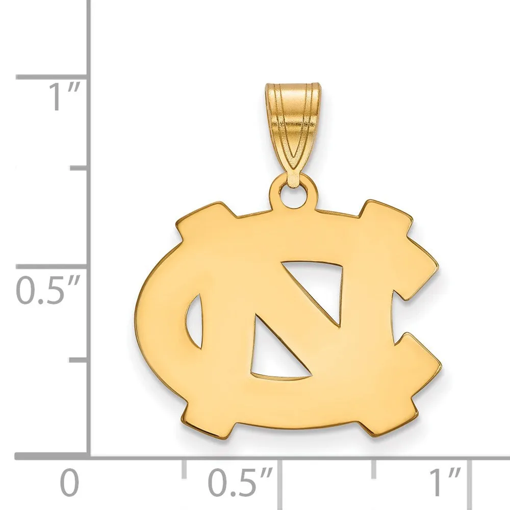 14K Yellow Gold University of North Carolina Medium Pendant