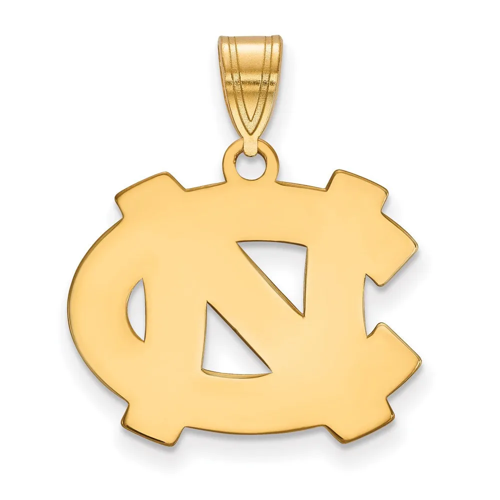 14K Yellow Gold University of North Carolina Medium Pendant