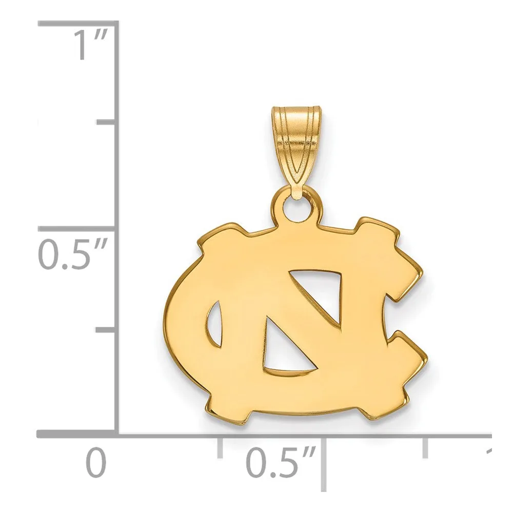 14K Yellow Gold University of North Carolina Small Pendant