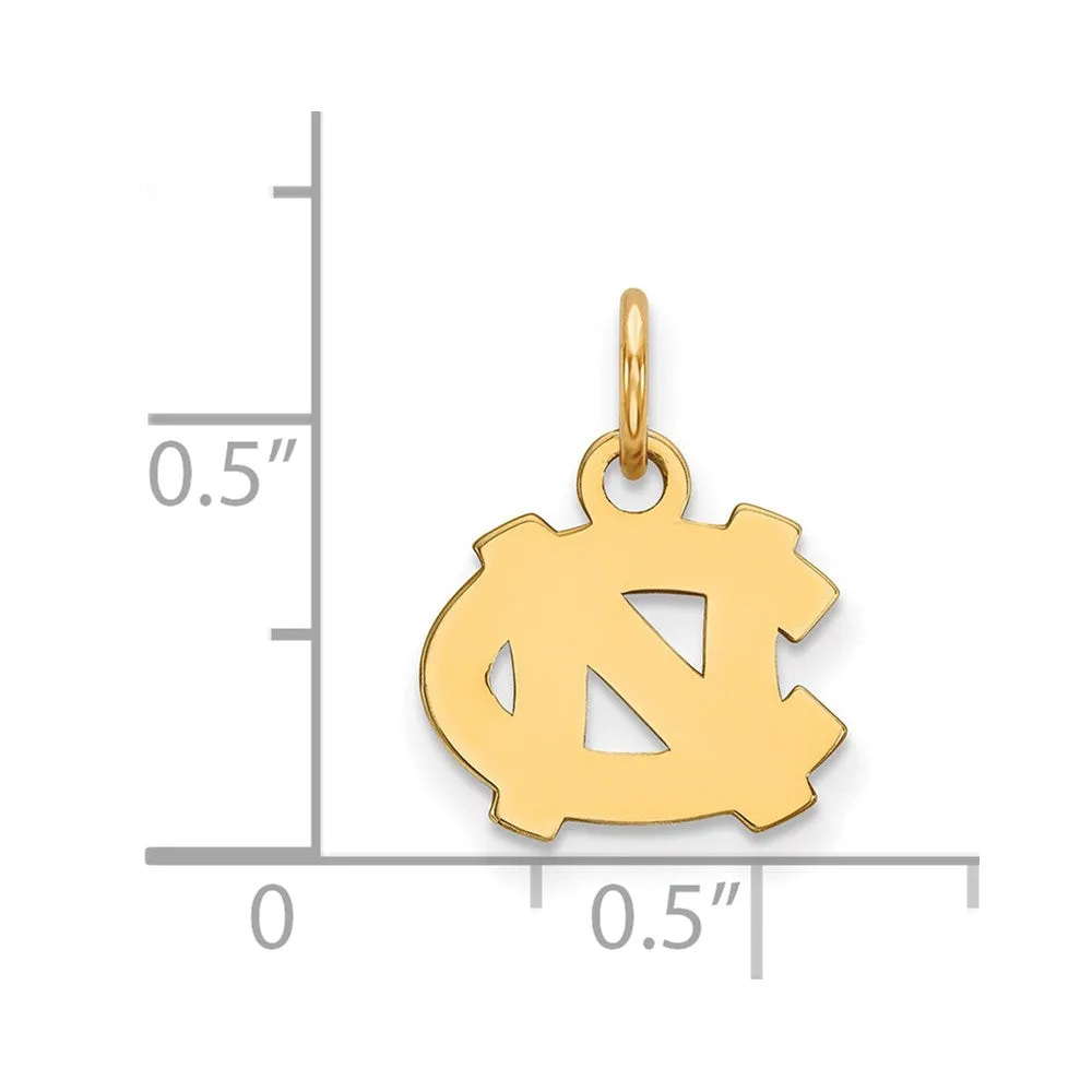 14K Yellow Gold University of North Carolina XS Pendant