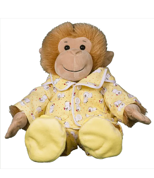8" Yellow Chicken Jammies