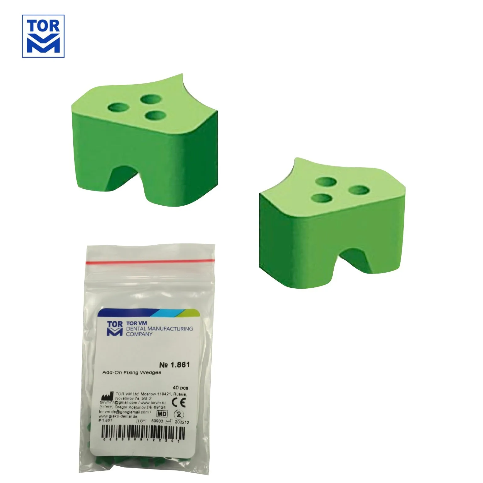 Add-on fixing wedges (for Delta rings) (40pcs)