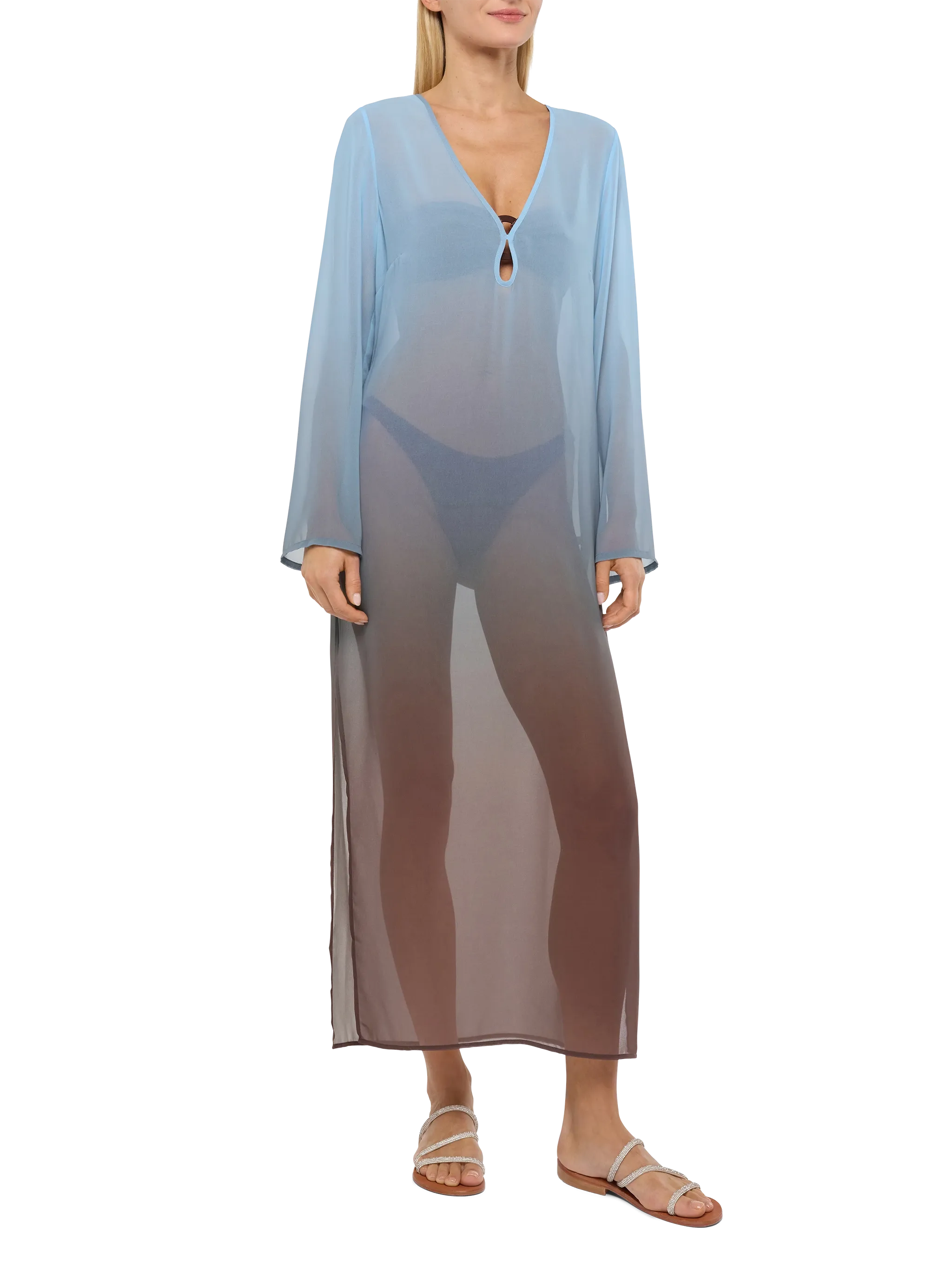Agatha georgette maxi dress