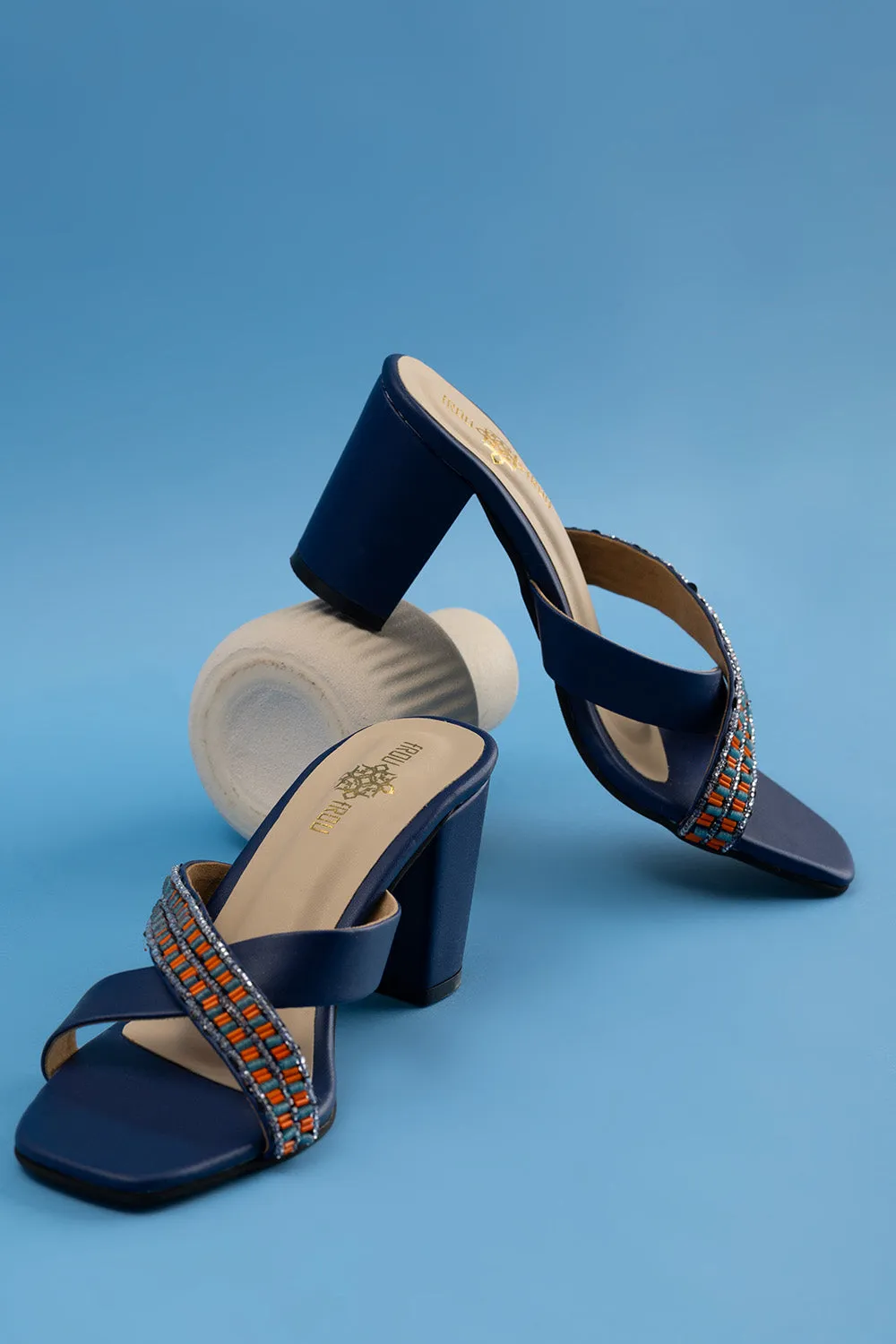 Alzena Cross Strap, Midnight Blue