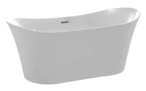 Anzzi Eft Series 5.58 ft. Freestanding Bathtub in White