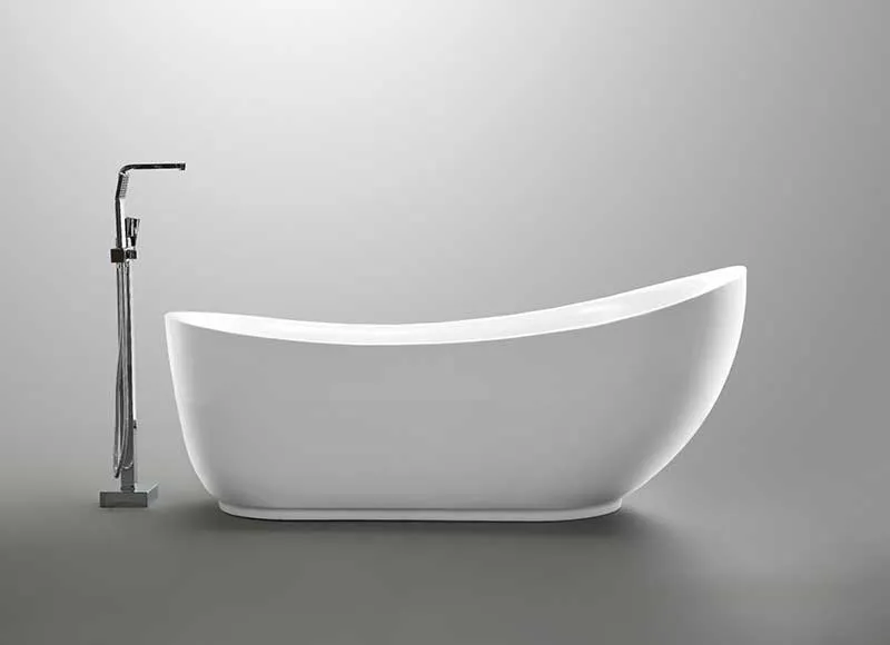 Anzzi Talyah Series 5.92 ft. Freestanding Bathtub in White
