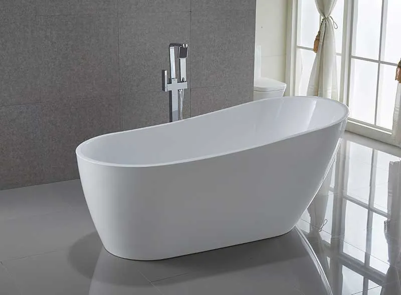 Anzzi Trend Series 5.58 ft. Freestanding Bathtub in White