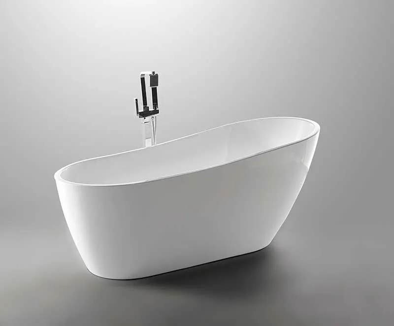 Anzzi Trend Series 5.58 ft. Freestanding Bathtub in White