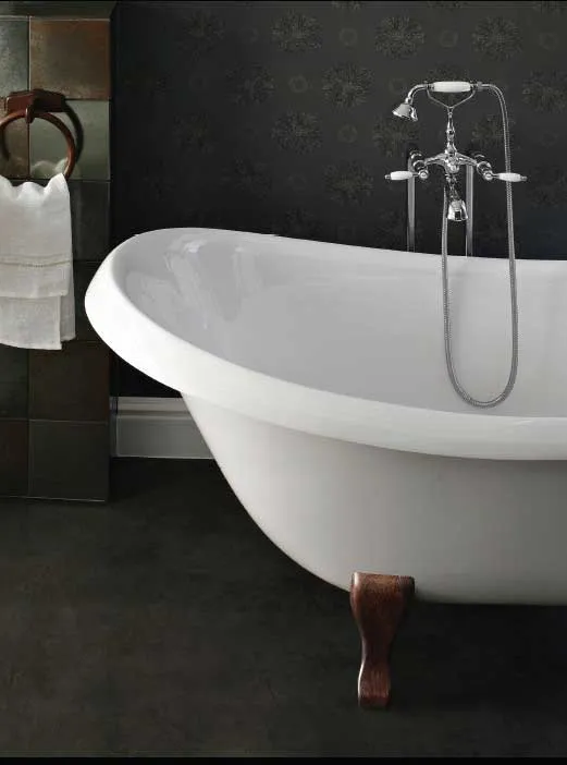 Aquatica Nostalgia 67" x 33" Freestanding EcoMarmor Slipper Tub