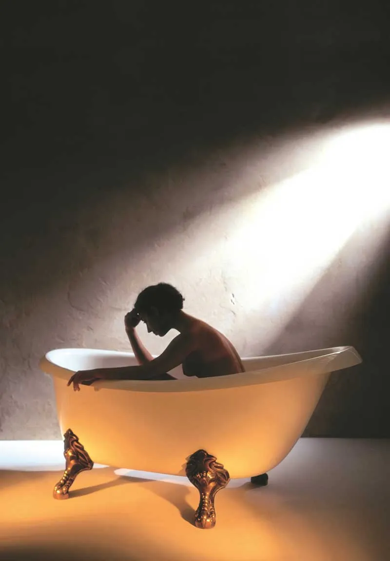 Aquatica Nostalgia 67" x 33" Freestanding EcoMarmor Slipper Tub