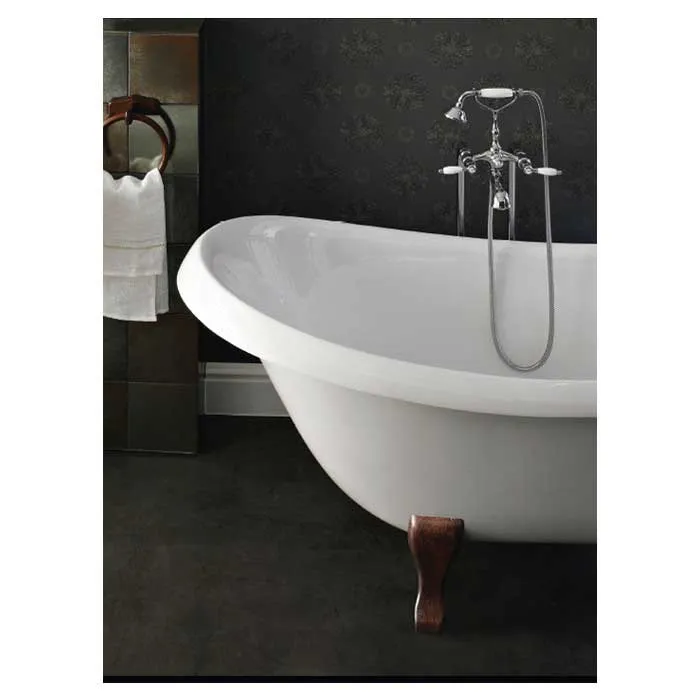 Aquatica Nostalgia 67" x 33" Freestanding EcoMarmor Slipper Tub