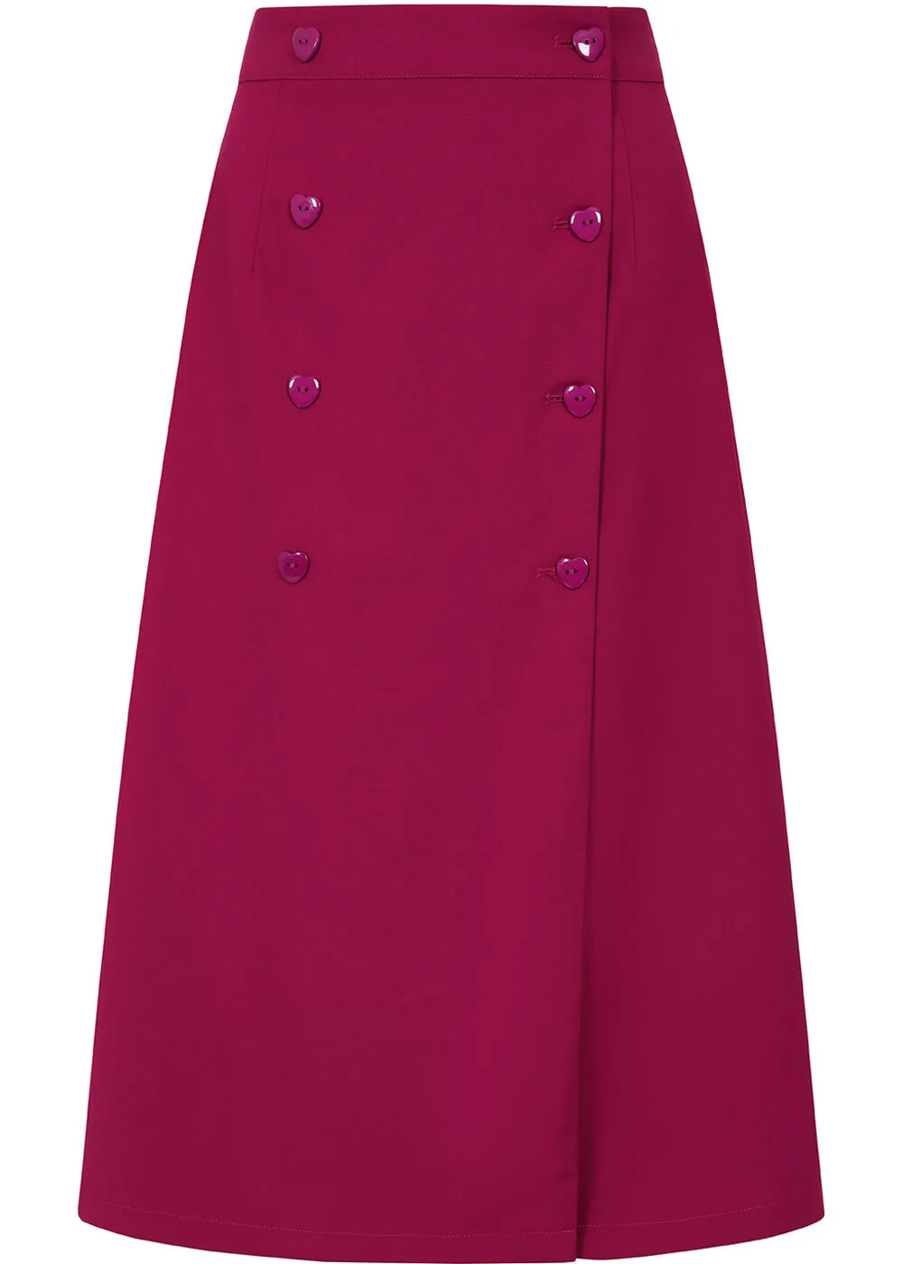 Banned Paris Love Skirt Magenta