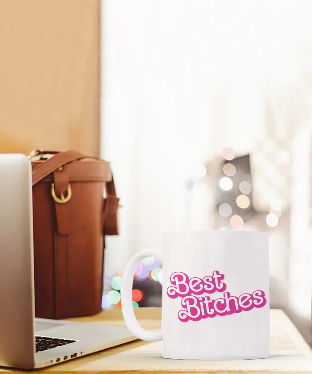 Bestie Mug, Best Friends Mug, Best Bitches Mug, Best Bitches Forever, Best Friends Forever, Retro Mug, BFF Gift, Coffee Cup