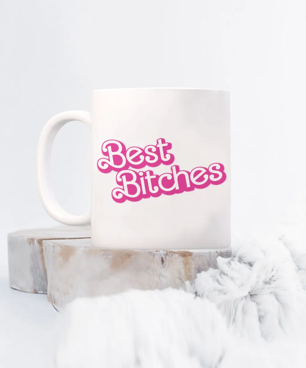 Bestie Mug, Best Friends Mug, Best Bitches Mug, Best Bitches Forever, Best Friends Forever, Retro Mug, BFF Gift, Coffee Cup