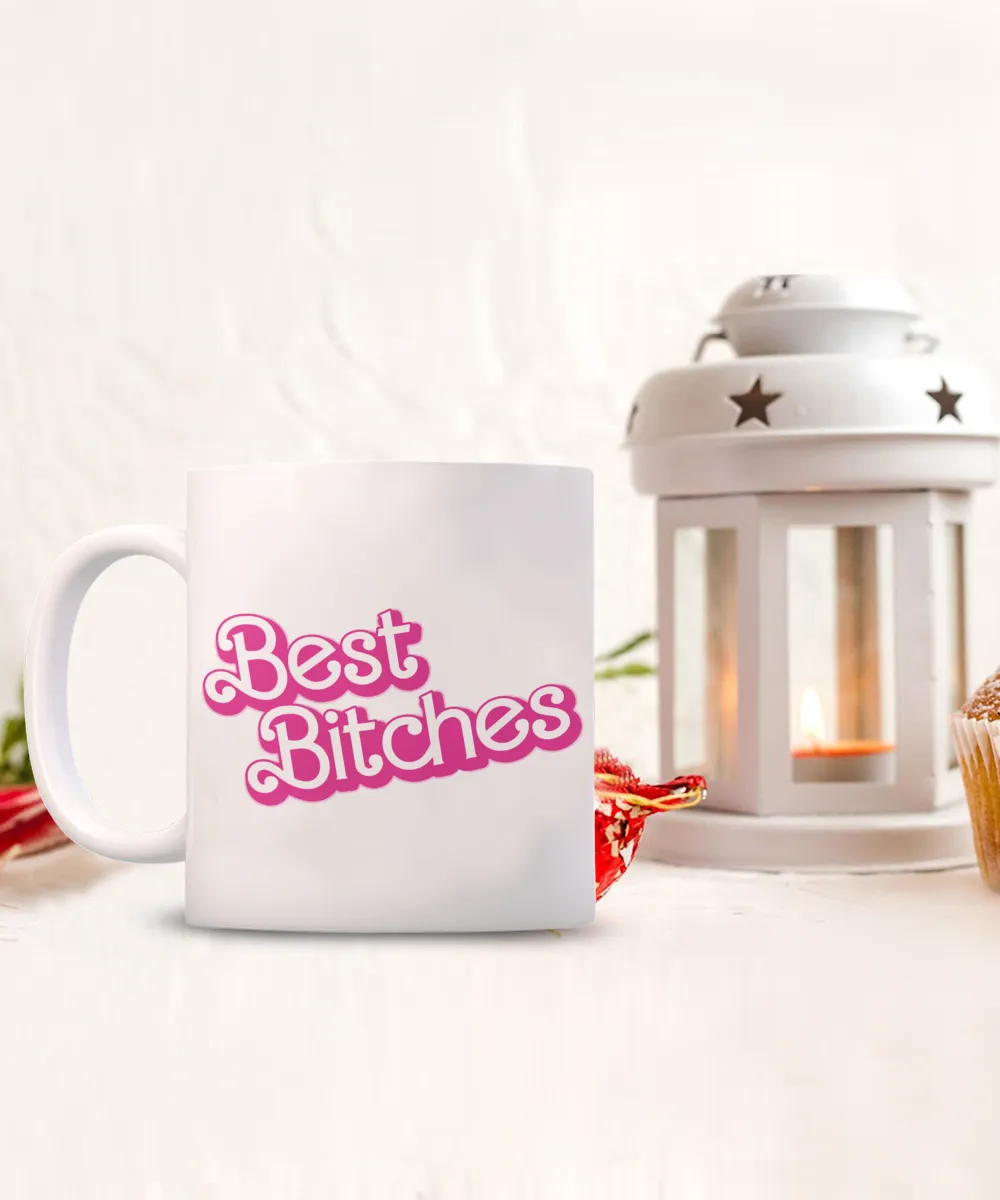 Bestie Mug, Best Friends Mug, Best Bitches Mug, Best Bitches Forever, Best Friends Forever, Retro Mug, BFF Gift, Coffee Cup