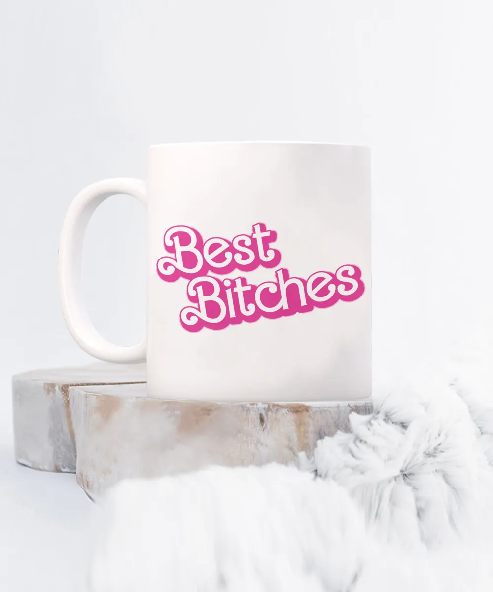 Bestie Mug, Best Friends Mug, Best Bitches Mug, Best Bitches Forever, Best Friends Forever, Retro Mug, BFF Gift, Coffee Cup
