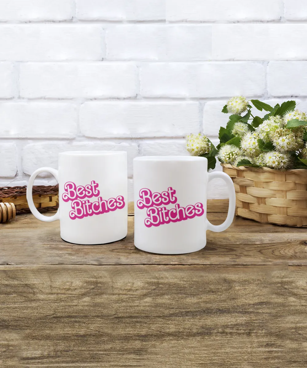 Bestie Mug, Best Friends Mug, Best Bitches Mug, Best Bitches Forever, Best Friends Forever, Retro Mug, BFF Gift, Coffee Cup