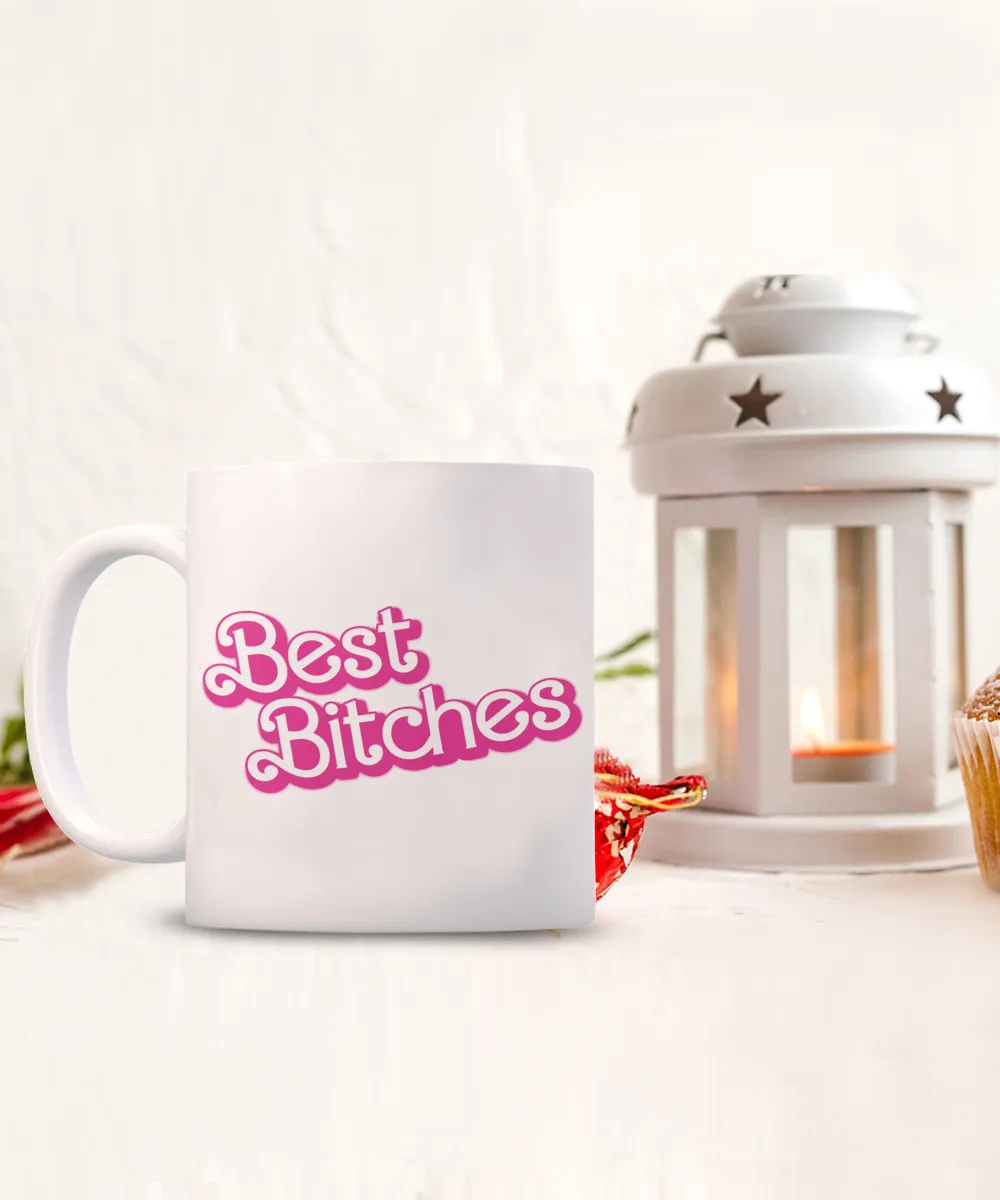 Bestie Mug, Best Friends Mug, Best Bitches Mug, Best Bitches Forever, Best Friends Forever, Retro Mug, BFF Gift, Coffee Cup
