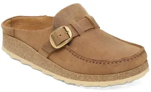 Birkenstock Buckley Clog - Cognac Oiled Leather | Comfortable Cork Footbed