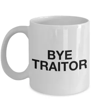 Bye Traitor Mug Coworker Leaving Ceramic Coworker Goodbye Coffee Mug Ceramic Coffee Cup