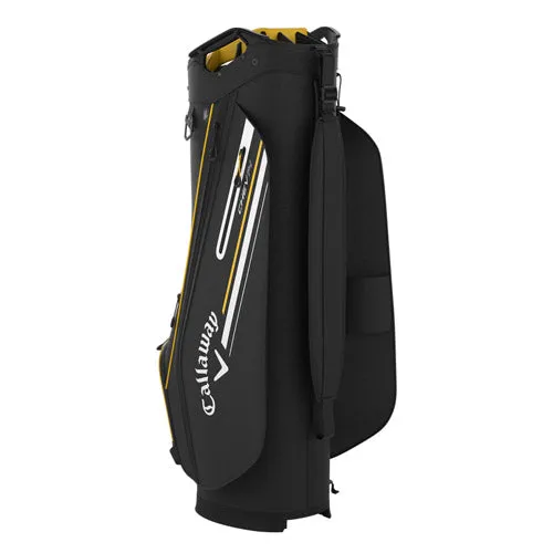 Callaway Chev 14  Cart Bag - Black/Golden Rod