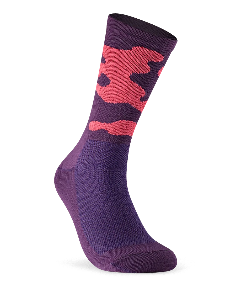 Camo - Plum & Hi-vis Pink