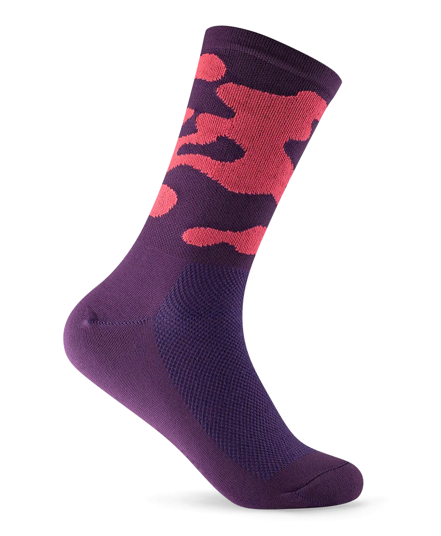 Camo - Plum & Hi-vis Pink