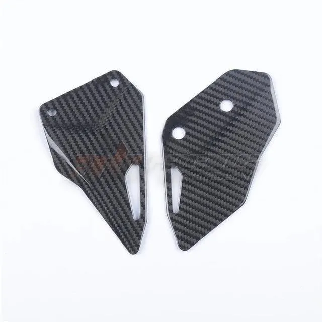 Carbon Fiber Heel Guard Plates  Carbon Fiber Fairing Cowl  Kawasaki H2 Sx - Guard
