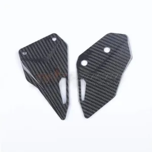 Carbon Fiber Heel Guard Plates  Carbon Fiber Fairing Cowl  Kawasaki H2 Sx - Guard