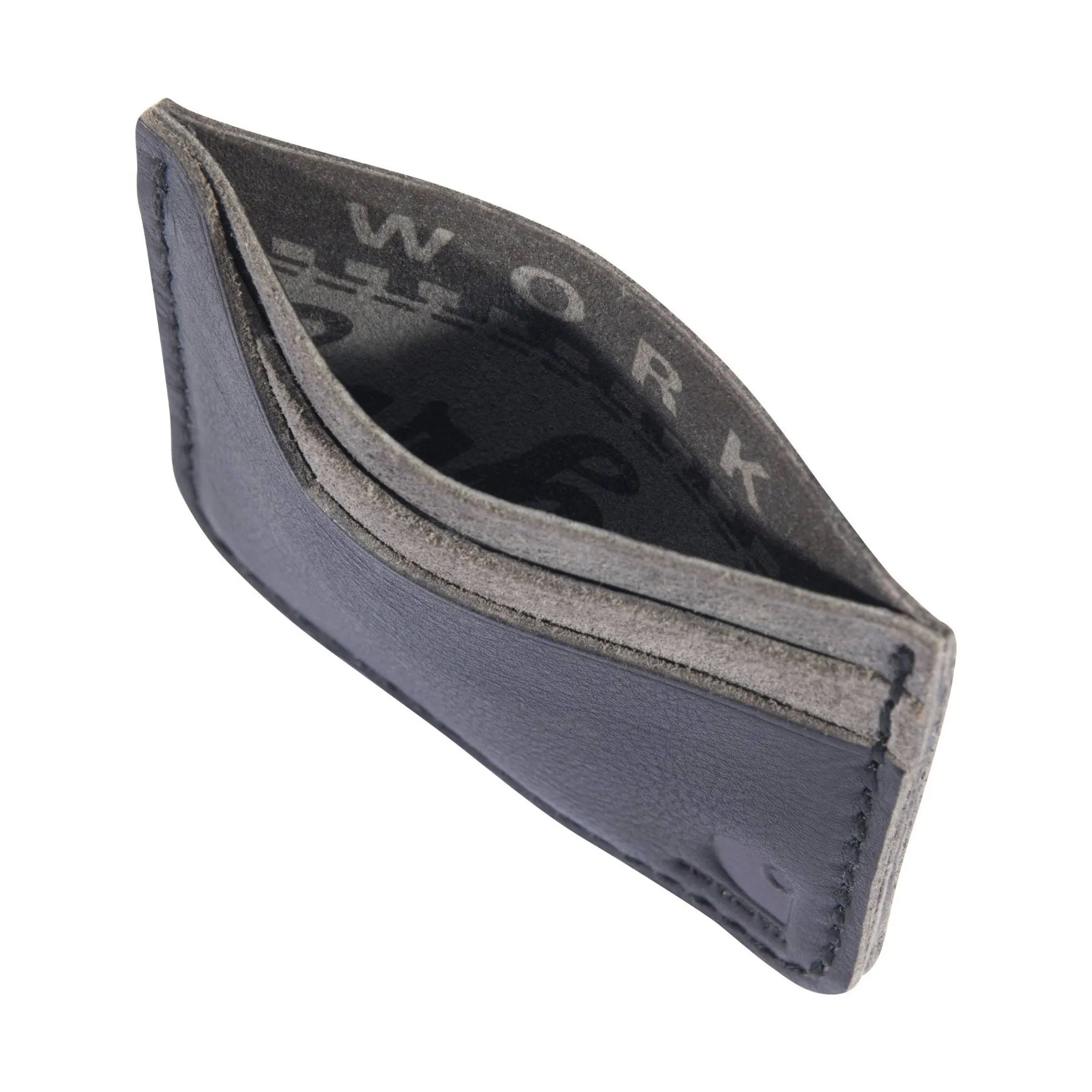 Carhartt Patina Leather Front Pocket Wallet - Black