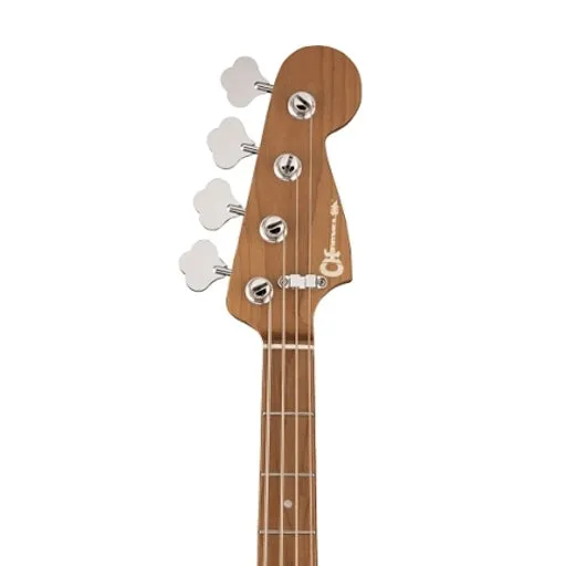 Charvel Pro-Mod San Dimas Bass PJ IV Electric Bass Guitar, Maple FB, Metallic Black