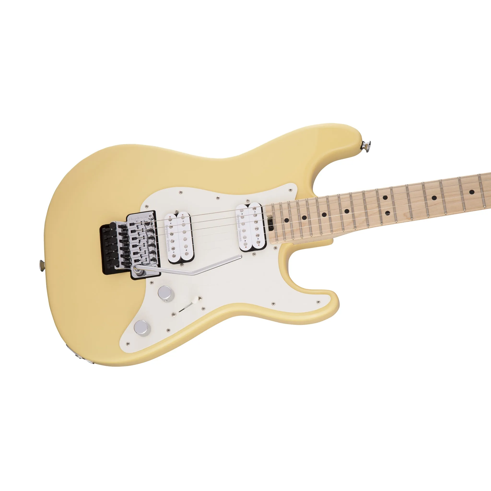 Charvel Pro-Mod So-Cal Style 1 Floyd Rose Electric Guitar, Maple FB, Vintage White