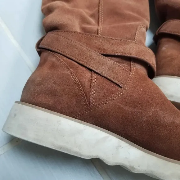 COACH Virtue Suede Boot Pull On 8