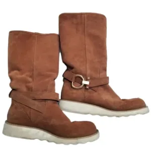 COACH Virtue Suede Boot Pull On 8