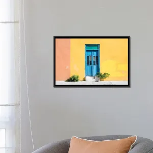 Colorful Street Wall' by Philippe Hugonnard - Gallery-Wrapped Canvas Giclée on Canvas East Urban Home Mat Color: No Mat Size: 18" H x 26" W x 1.5" D Format: Black Framed Canvas