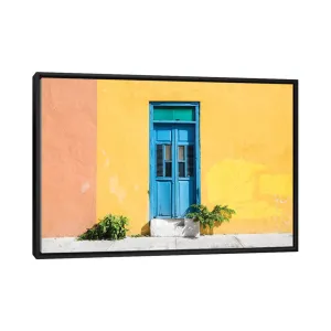 Colorful Street Wall' by Philippe Hugonnard - Gallery-Wrapped Canvas Giclée on Canvas East Urban Home Mat Color: No Mat Size: 32" H x 48" W x 1.5" D Format: Black Framed Canvas