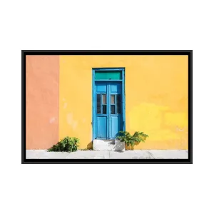 Colorful Street Wall' by Philippe Hugonnard - Gallery-Wrapped Canvas Giclée on Canvas East Urban Home Mat Color: No Mat Size: 40" H x 60" W x 1.5" D Format: Black Framed Canvas