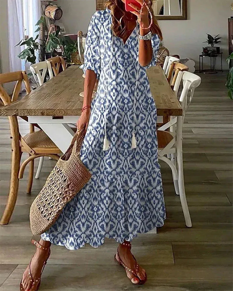 Dana | Boho Tummy Coverage Dress