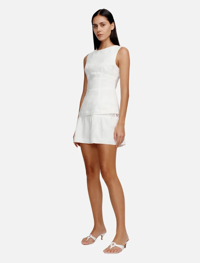 Darcy Mini Skirt - Ivory