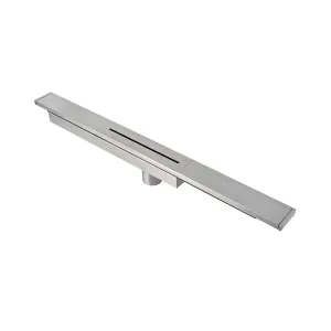 Delmar Supreme Linear Shower Drain - Floor Mount - 60" Stainless Steel/Satin