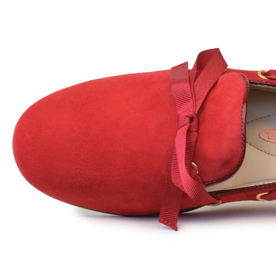 DELTA in Ruby Red Cashmere