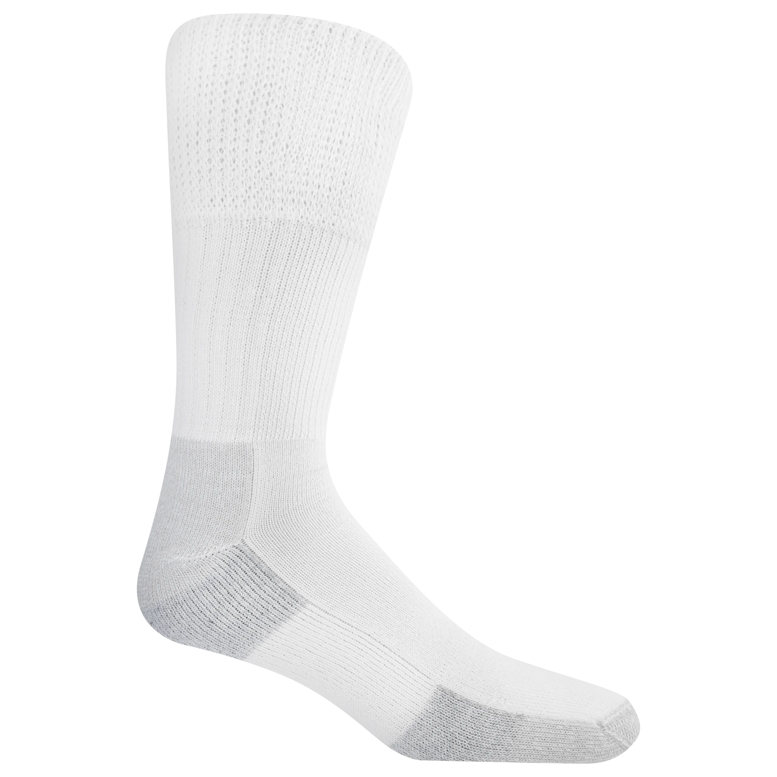 Dr. Scholl's Made in USA Men's Advanced Relief Blister Guard® Crew Socks 2 Pair Pack - Non-Binding, Cushioned Comfort