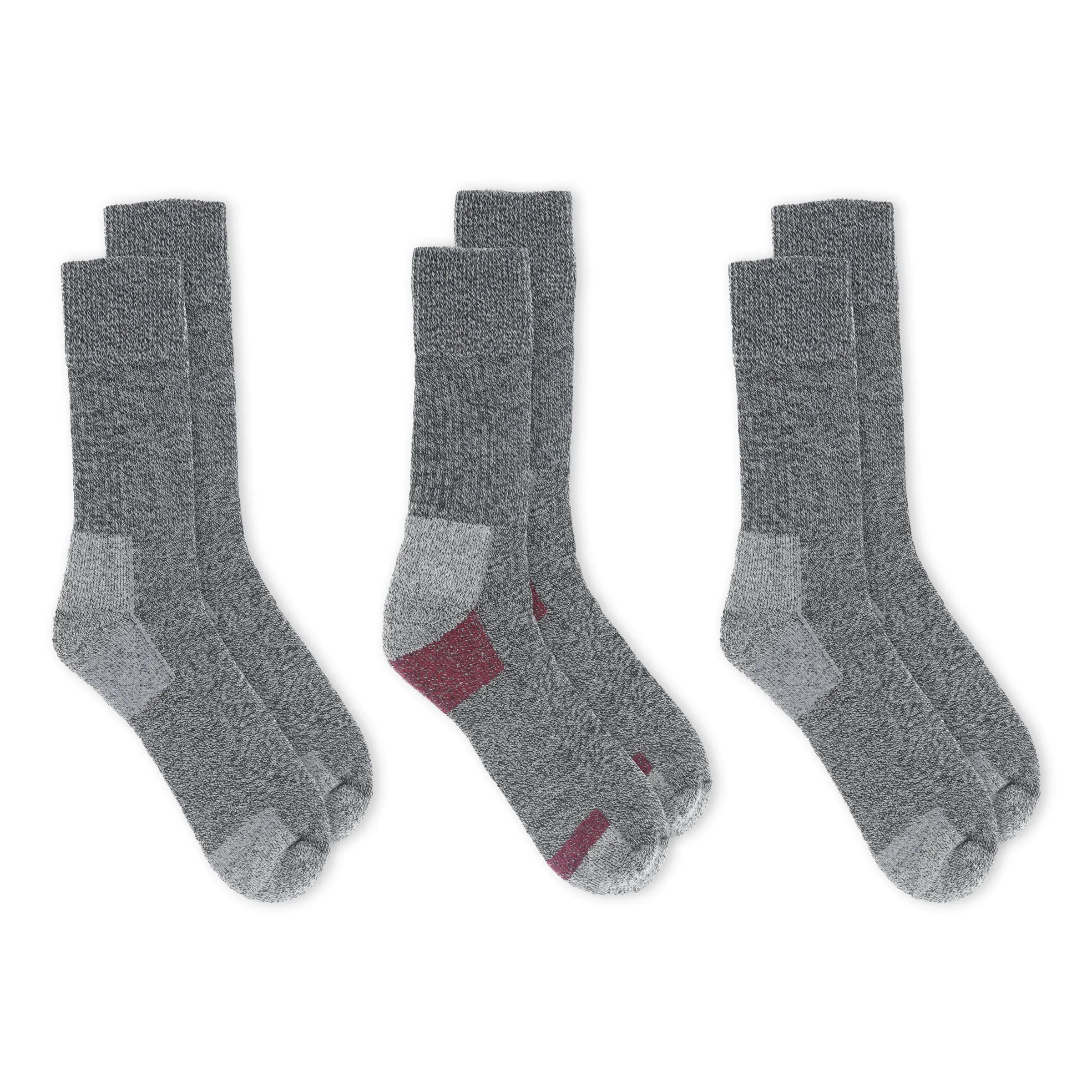 Dr. Scholl's Men's Advanced Relief Blister Guard® Casual Crew Socks 3 Pair Pack - Non-Binding, Cushioned Comfort