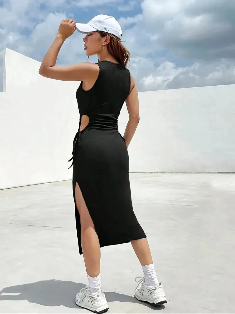 Drawstring dress-D778  | Inspanda