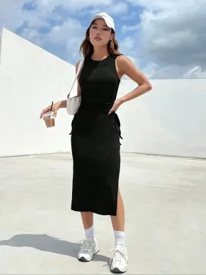 Drawstring dress-D778  | Inspanda