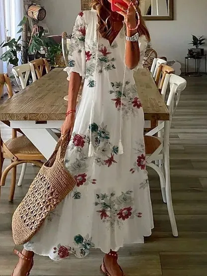 Esmie - Boho Tummy Coverage Dress