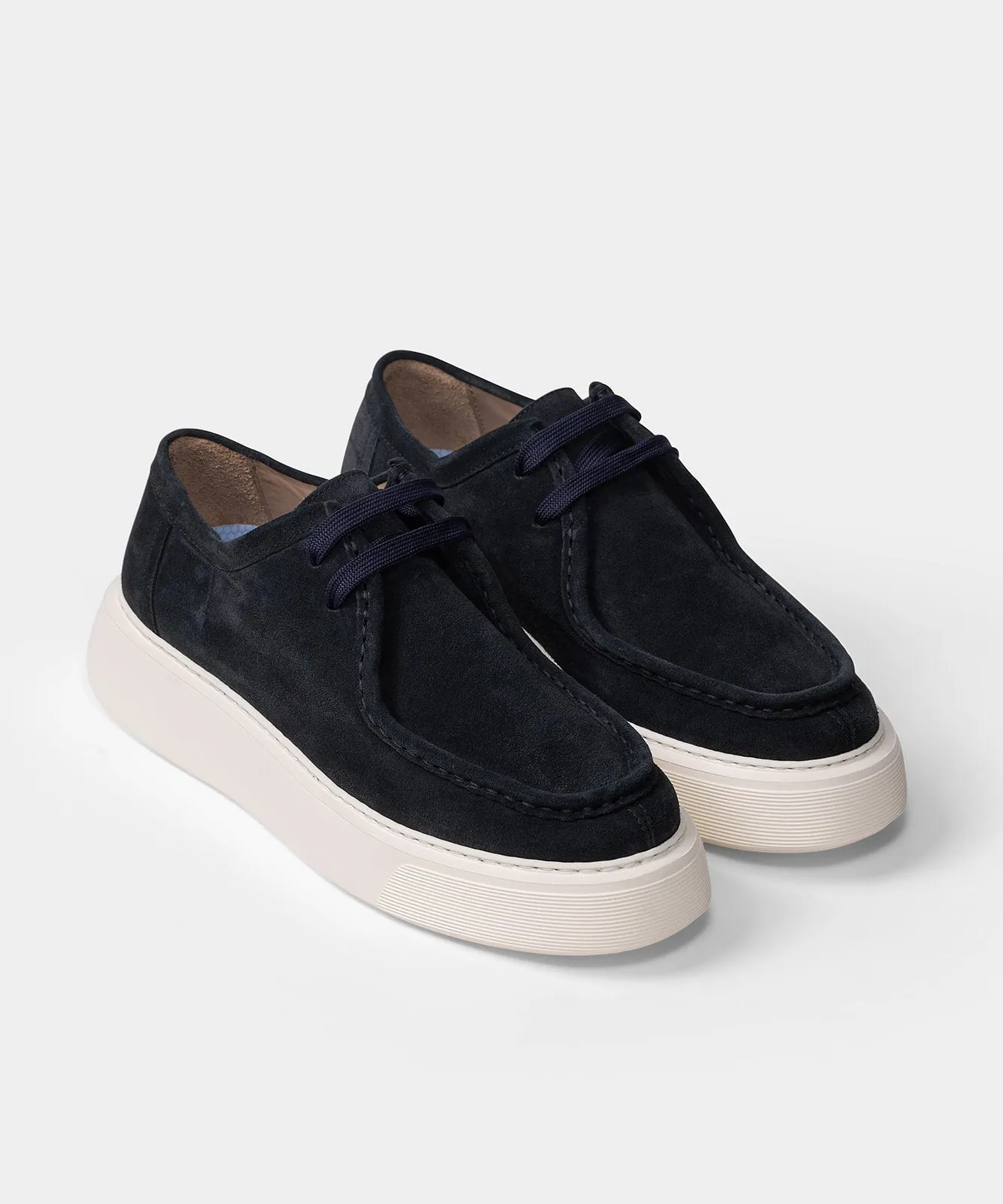 Fernabee Deep Blue Suede