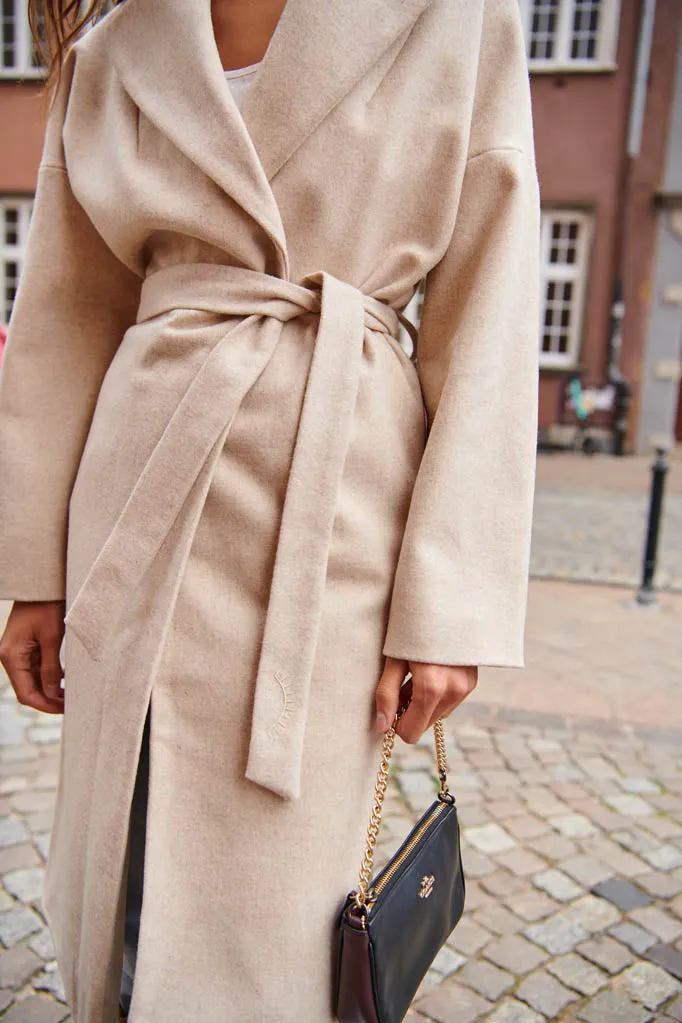 Flo tied coat