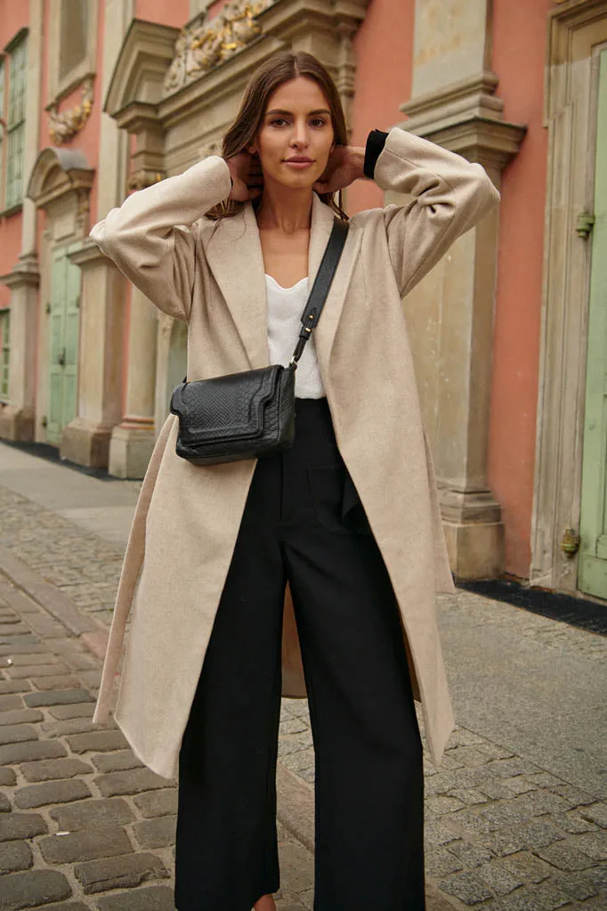 Flo tied coat